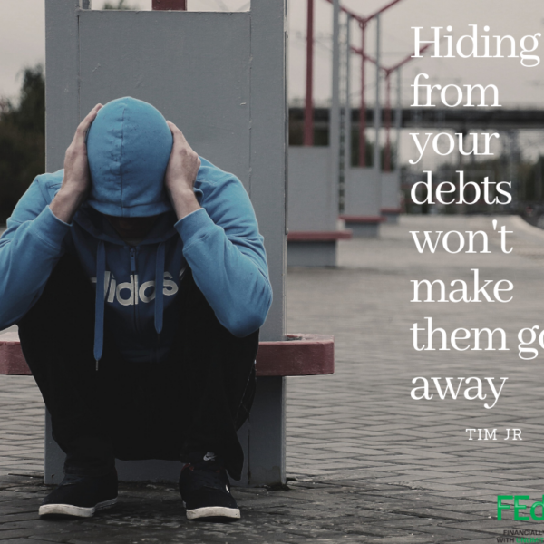 Hiding from debt